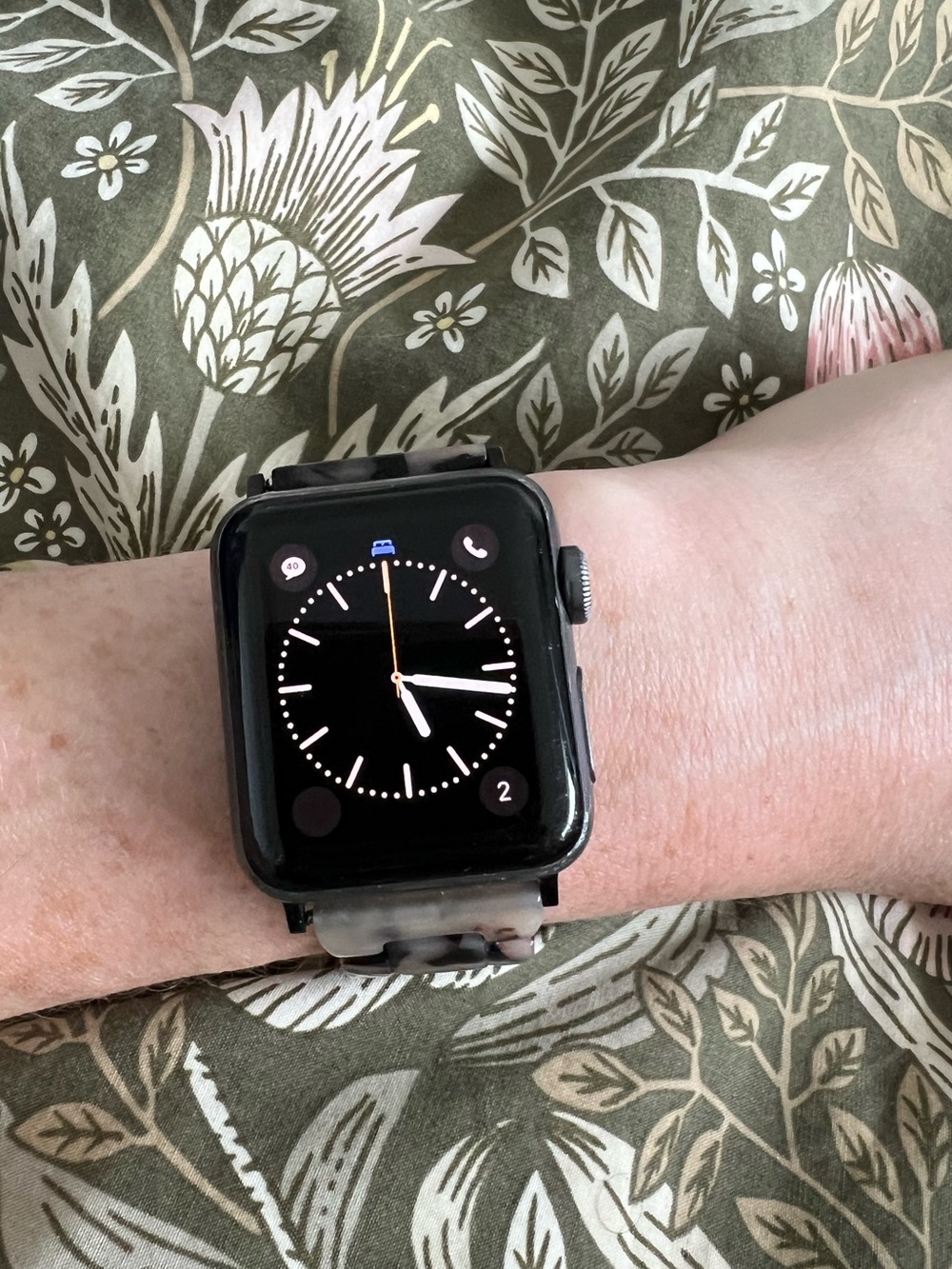 Apple Watch Series 3 - GPS + Cellular - Space Grey with tortoiseshell band 38mm